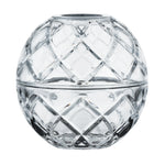 boîte mouchoirs transparente moderne décoration géométrique adhésive papier toilette verre élégante hauteur 140mm diamètre