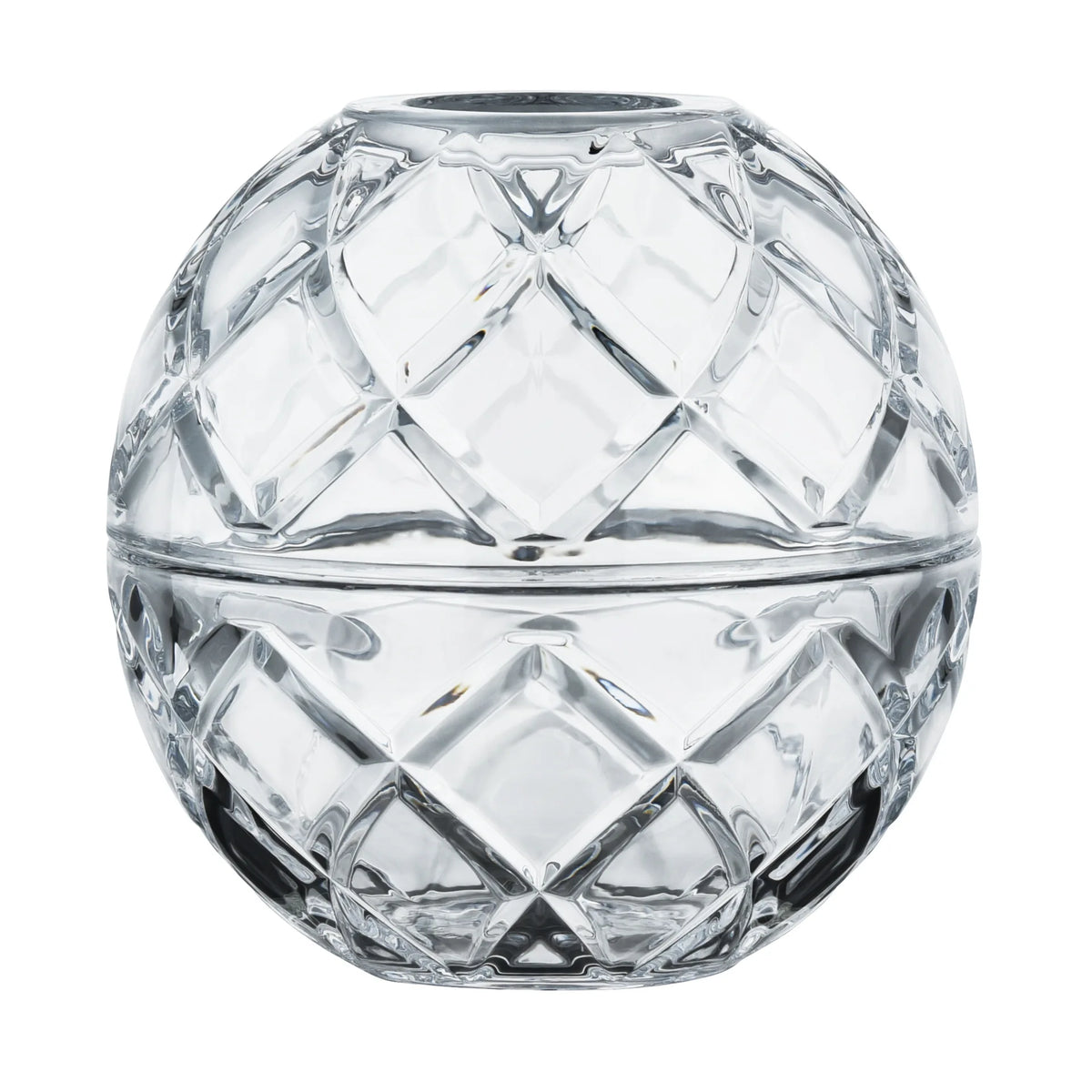 boîte mouchoirs transparente moderne décoration géométrique adhésive papier toilette verre élégante hauteur 140mm diamètre