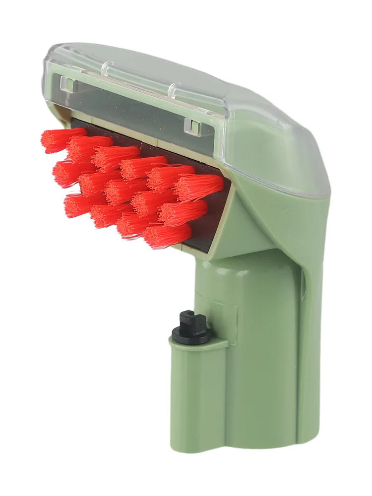 brosse aspirateur noire rouge bristles plastique transparent moderne utilitaire nettoyage tapis meubles fonctionnelle
