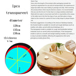 couvre table transparent pvc moderne 128cm 135cm 138cm imperméable lavable machine