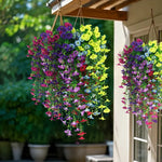 plantes artificielles suspendues vert feuilles fines moderne cordelette mariage anniversaire baby shower