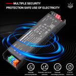 transformateur alimentation led 100w 200w 300w 400w ac100 265v dc12v dc24v clips industrielle