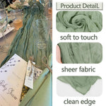chemin table ruban texture froissée boho bleu rose noir vert décoratif mariage fête