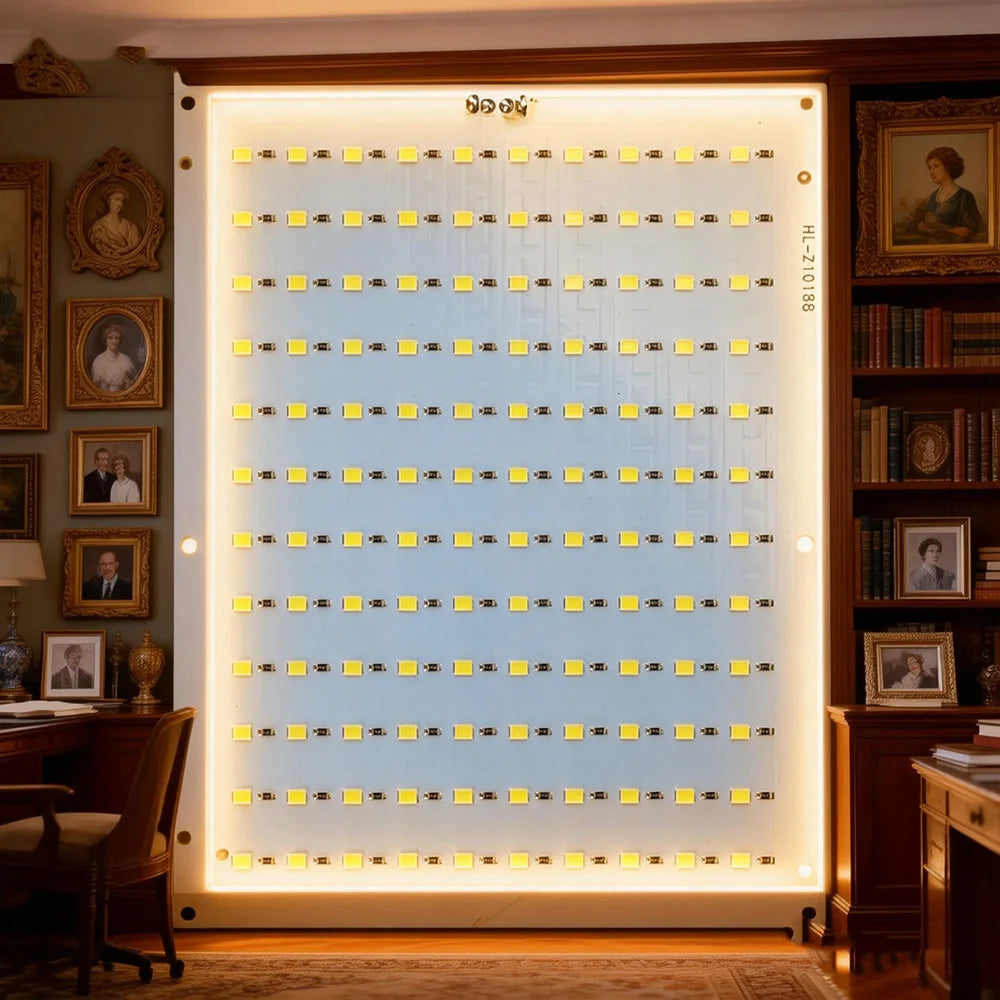 panneau led blanc mat moderne 5.5w 6500k usb réglable sans visibilité fixe