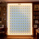 panneau led blanc mat moderne 5.5w 6500k usb réglable sans visibilité fixe