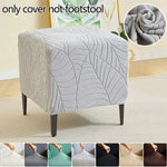 housses fauteuil inclinable gris bleu rayures diagonales clips extensibles moderne