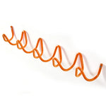 support mural crochets spirales rose rouge noir orange moderne fixations multifonctionnel