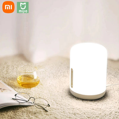 Lampe de chevet intelligente rouge avec interrupteur tactile