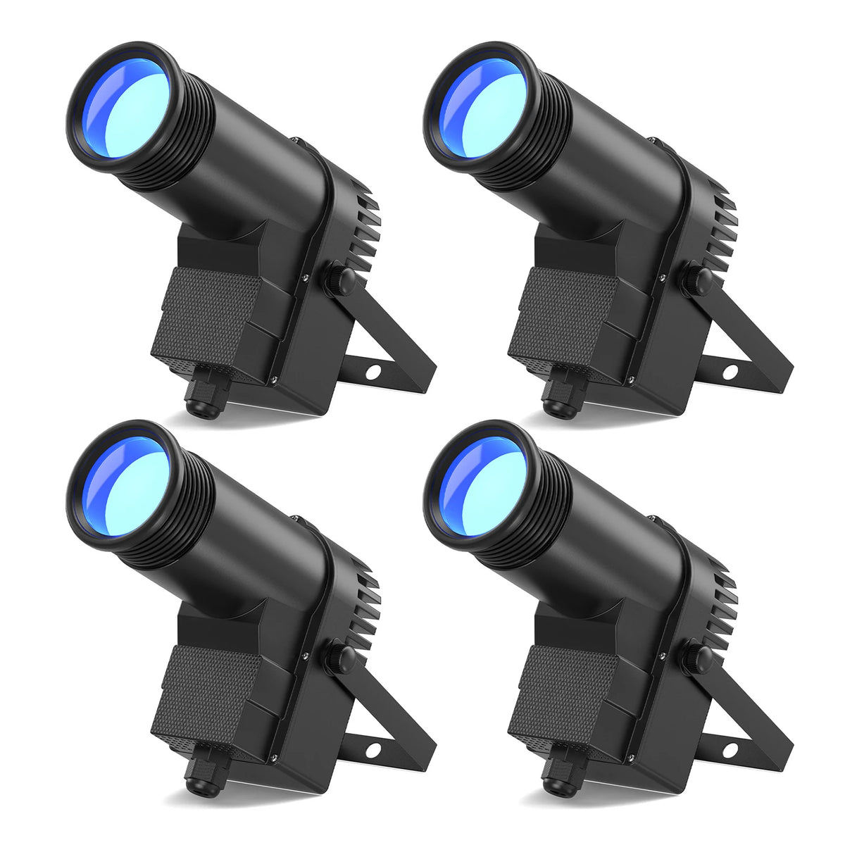 projecteur led noir moderne 30w dmx vis manivelle câble instructions