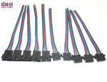 câbles électriques connecteurs jst sm broches tension 24v noir rouge bleu vert blanc