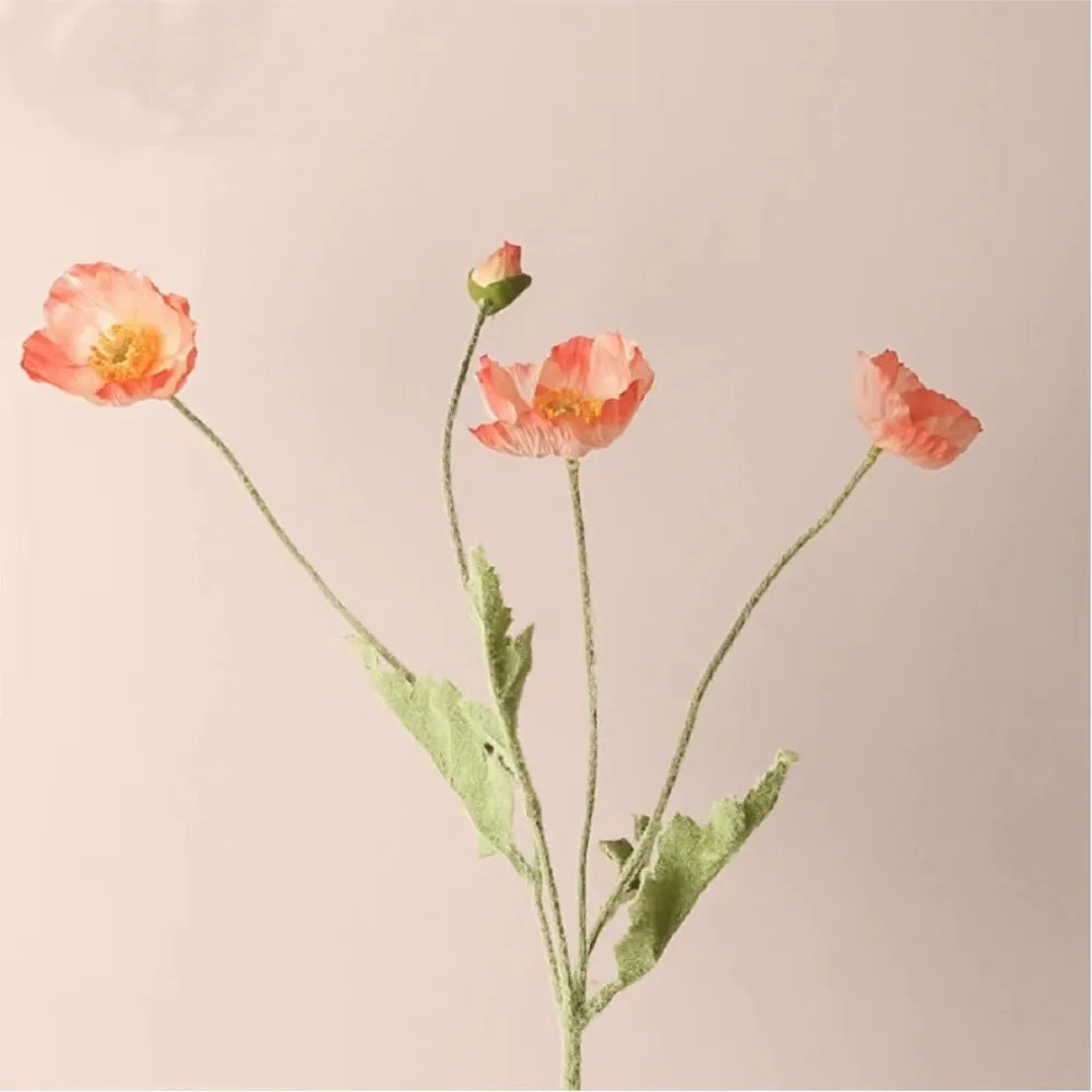 bouquet artificiel fleurs modernes rouge blanc bleu jaune vert feuilles vertes mariage anniversaire décoration