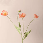 bouquet artificiel fleurs modernes rouge blanc bleu jaune vert feuilles vertes mariage anniversaire décoration