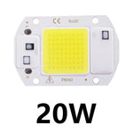 puce led cob projecteur faisceau large blanc chaud montage direct ic intelligent 220v