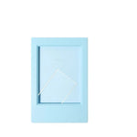 cadre photo moderne minimaliste adhésif vert bleu rose blanc noir imprimé photographique opaquet unisexe