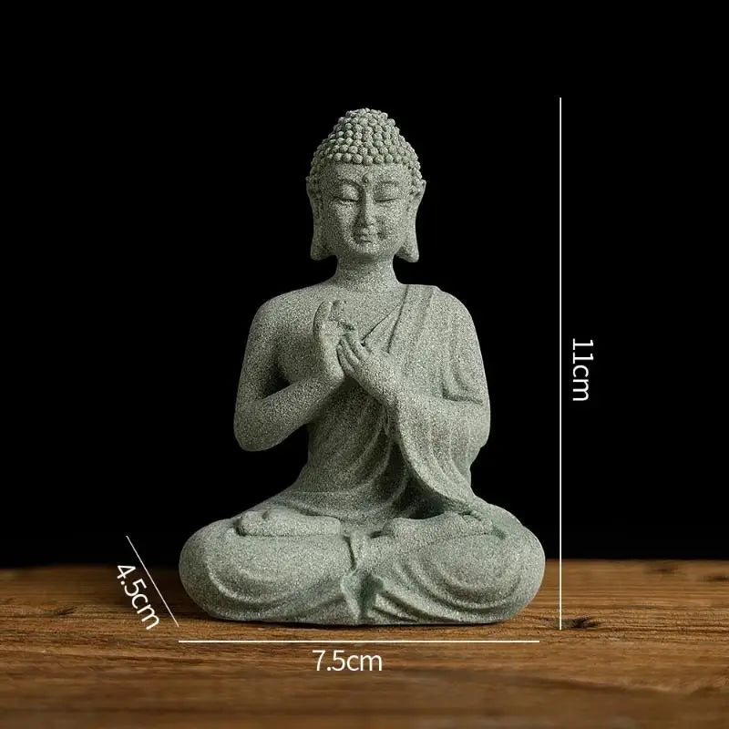 statues bouddha vert clair texture marbre classique décoration intérieure zen espace spiritualité pierre socle