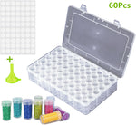 boîtes rangement transparentes pots ronds stockage diy accessoires broches graines vis fixations artisans
