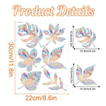 décorations fenêtre multicolore adhésives papillons coeurs fleurs moderne muraux chambre enfants PVC