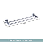 ensemble accessoires salle bain chrome porte serviette savon dentifrice gobelet mural métal