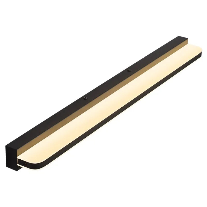 lampe led moderne rectangulaire blanche fixée mur cuisine chambre salle bain