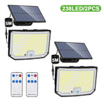 lampe solaire led extérieure imperméable ip65 détecteur mouvement modes éclairage moderne clips