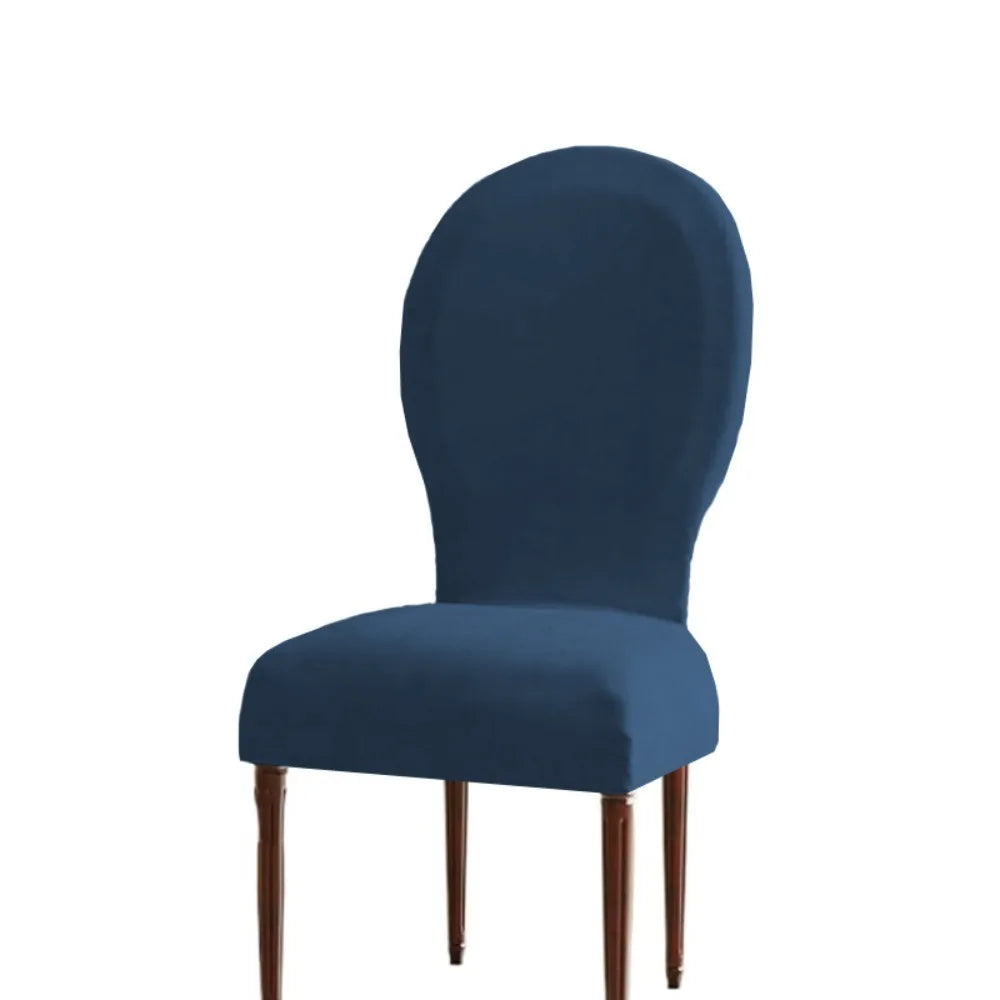 Housse chaise bleu marine blanche adhésive classique extérieur unisexe adulte Polyester Coton