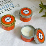 bougies urgence sans fumée 15h 24h orange pratique survie camping maison longue durée