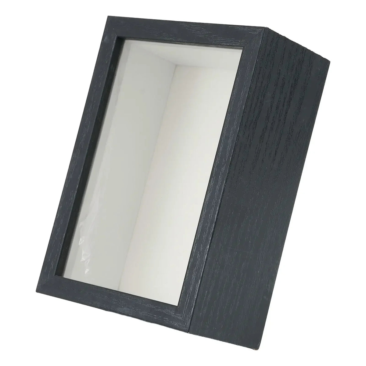 Cadre photo creux 5 cm violet sur mur