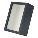 Cadre photo creux 5 cm violet sur mur