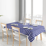 nappe carreaux bleu marine blanc réversible polyester machine printemps été automne hiverextérieur fêtes