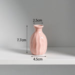vases décoratifs modernes couleurs blanc rose vert bleu violet rond lissesintérieur maison