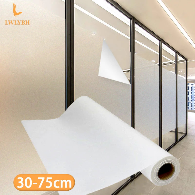 film confidentialité sans colle opacité froissé moderne adhésif protection uv isolation thermique fenêtre salle