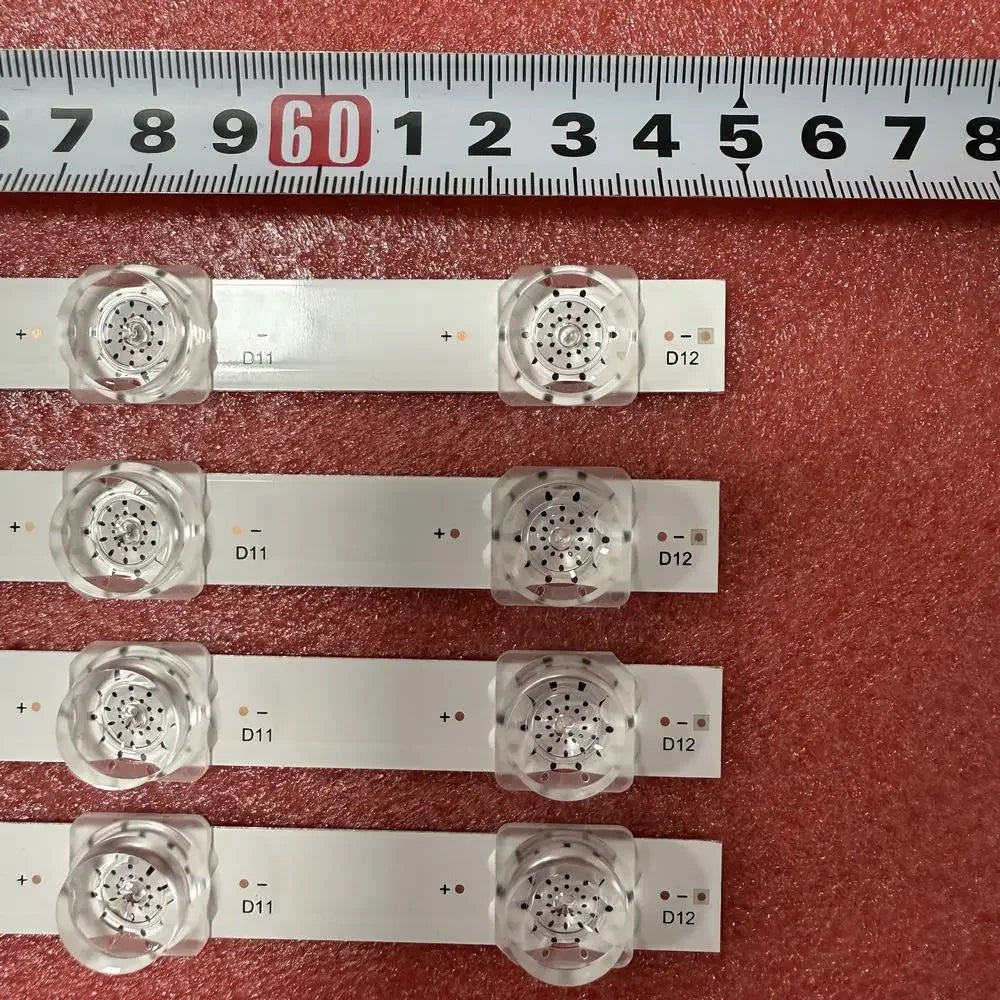 ruban led blanc bleu moderne 65 pouces kit tv connecteurs électriques