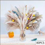 décoration intérieure bouquets fleurs séchées naturelles rose romantique anniversaire mariage