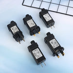 transformateur électrique 24v 6w led noir moderne prise secteur adaptateur commutateur ip44 étanche