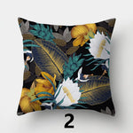taies d'oreiller carrées fleurées polyester contemporaines 40x40cm 45x45cm 50x50cm 60x60cm