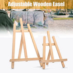 chevalet peinture bois minimaliste support tableau exposition stand étagère dessin simple présentoir