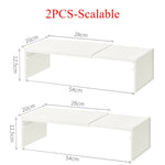 étagères modulaires blancs clips multifonctionnelles rangement cuisine vaisselle épices minimalistes