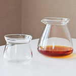 ensemble verres transparents moderne 520ml 275ml plateau bois sucre cubes