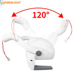 lampe dentaire led blanc gris moderne interrupteur sensoriel anneaux decoratifs manuel instructionsclé molette