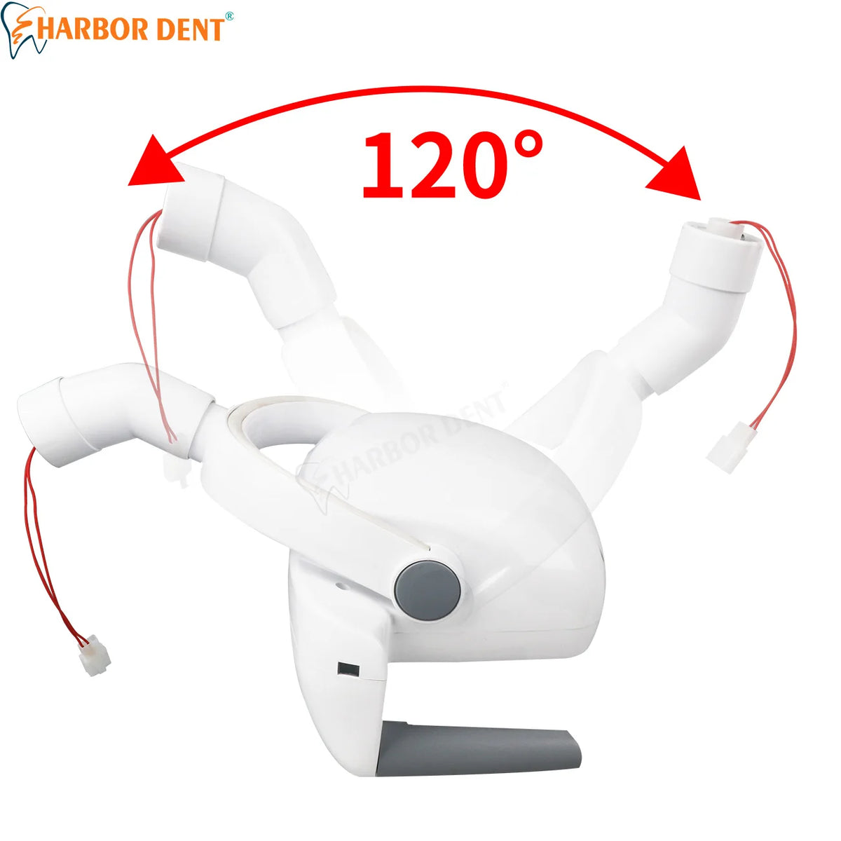 lampe dentaire led blanc gris moderne interrupteur sensoriel anneaux decoratifs manuel instructionsclé molette