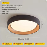 plafonnier led moderne couleur bois blanc chambre cuisine interrupteur bouton lumière changeante