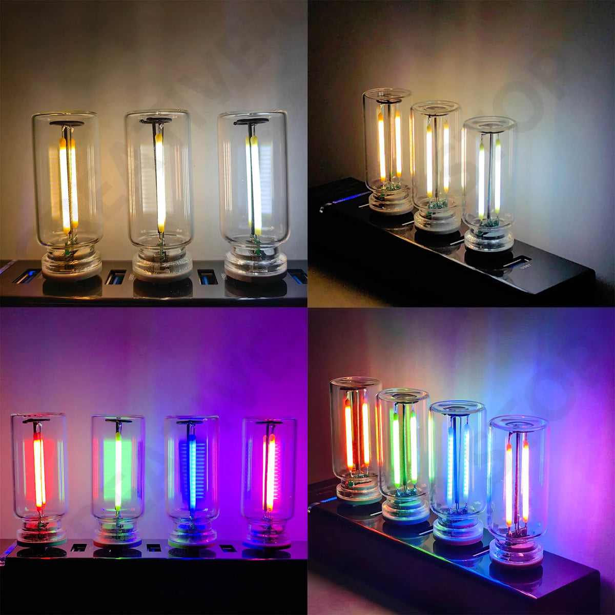 veilleuse led transparente moderne adhésive usb chambre décoration 20000h lumineuse 250 499 lumens