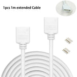 connecteurs électrique broches blancs moderne câbles 50cm RGBCCT LED sans soudure