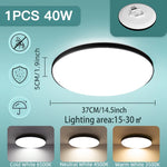 lampe led moderne blanc doré 18w 30w 40w 50w