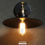lampe murale industrielle noir bronze mat réglable abat jour filaire 220v fluxlumineuxfaible