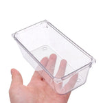 organisateur boîtes rangement transparentes modernes accessoires cuisine produits beauté stylos crèmes pinceaux