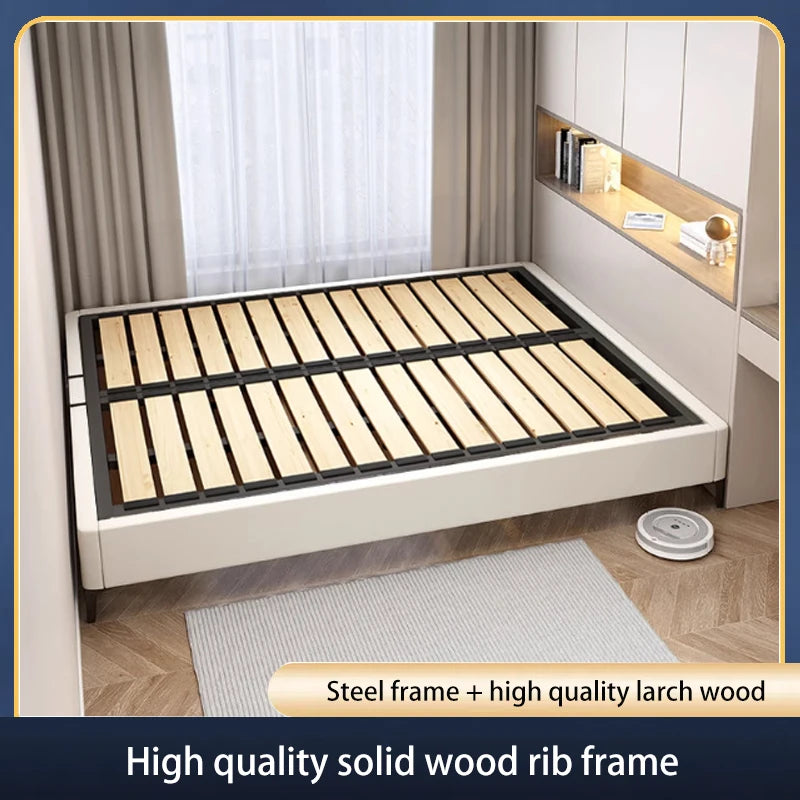 sommier lattes moderne minimaliste 1800mm bois lisse structure métallique pliante fixations métalliques haute charge