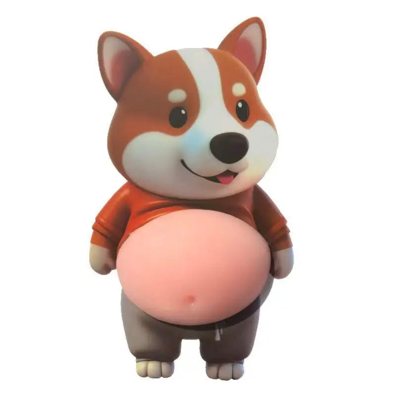 aimants réfrigérateur dessin animé chien chat orange gris rose mignon cartoon