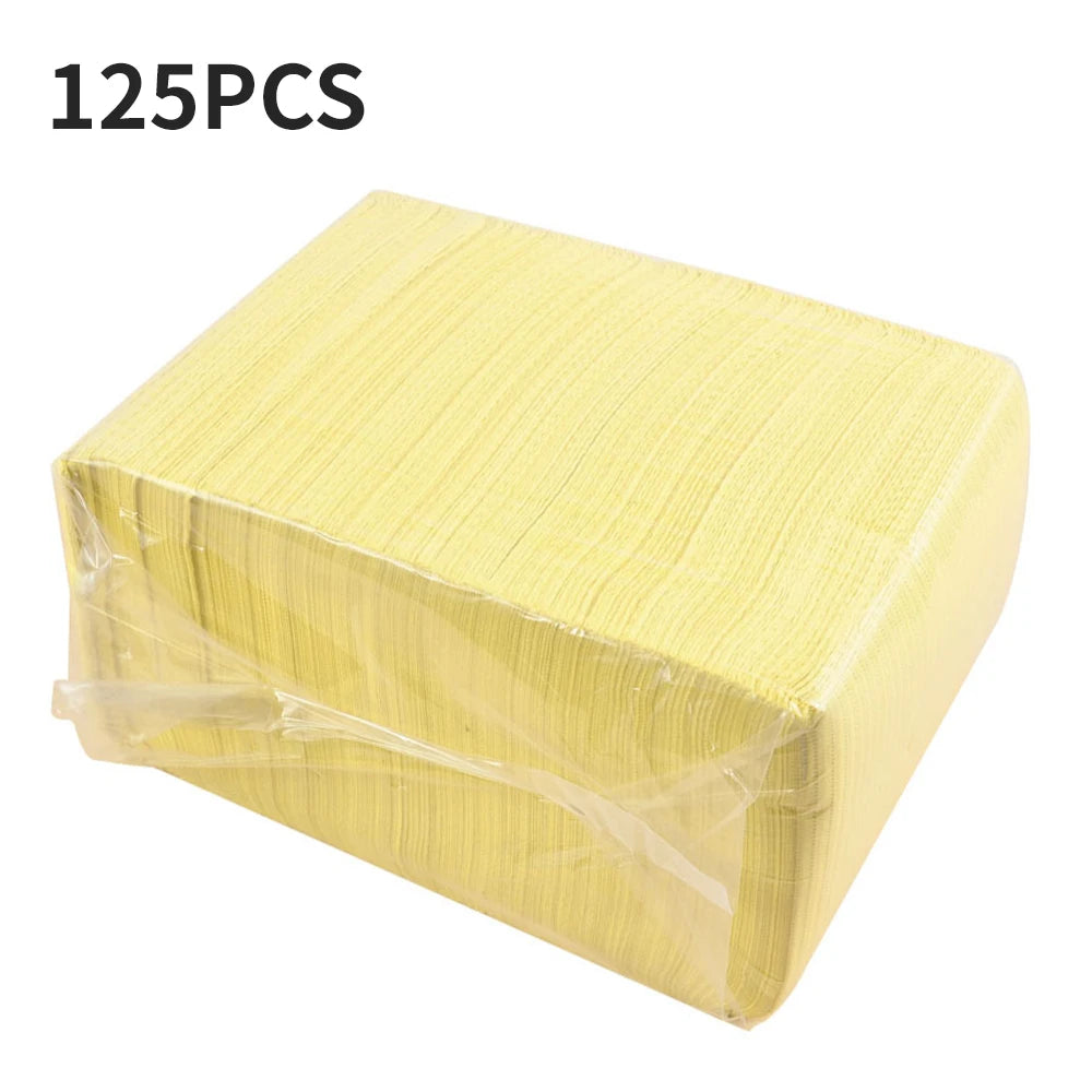 serviettes jetables rose violet blanc rayées modernes manucure outils scies taille grande