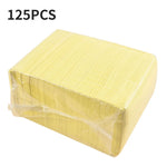 serviettes jetables rose violet blanc rayées modernes manucure outils scies taille grande